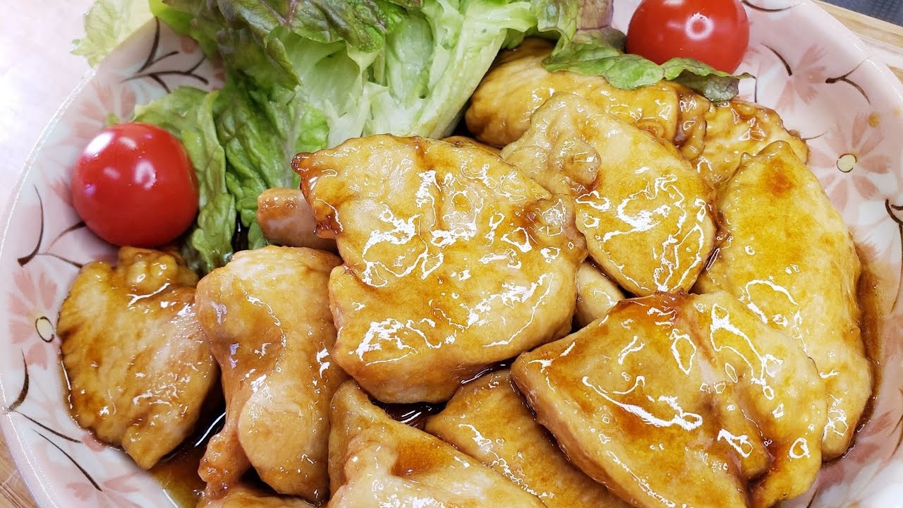 とりむね肉のてりやきチキン / Teriyaki chicken with chicken breast