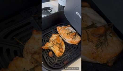 痛風夕飯！COSORIノンフライヤーでローストチキン #iphone15pro #全てiphoneで編集 #vlog #飯テロ #料理 #痛風 #闘病生活