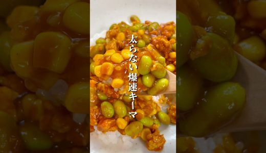 ワンパン完結！10分でできる太らない爆速キーマ🐓