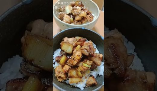 【お得なアレンジレシピ】④これはマジでヤバ旨い！タレが絶品でご飯泥棒だ！『焼き鳥丼』2024年10月25日