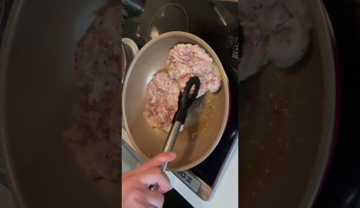 パパさん夕食ままごと🤣イタリアンバジルチキンステーキ🍗#cooking #dinner #yummy #料理 #料理男子 #男の料理 #美味しい #shorts