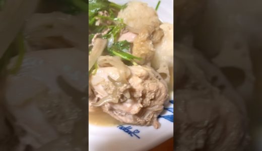 だまこ鍋 秋田県の郷土料理 Hot Pot with Rice Balls #shorts