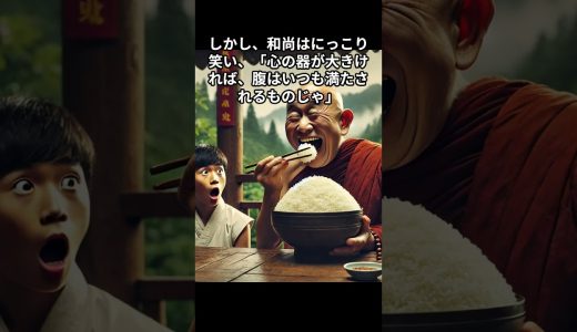 日本フカシ話　大食い和尚と大盛りご飯