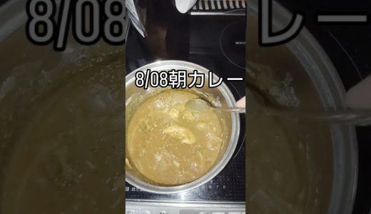 2025年8月8日朝カレー+豚肉+鶏むね肉+トマト+ブロッコリー+ニンニク#カレー #カレー好き #カレー #料理 #cooking #カレースタグラム #自炊 #カレーライス#簡単レシピ#朝活