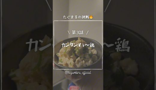 📘第3話｜【痩せ飯】カンタンすぅ〜鶏