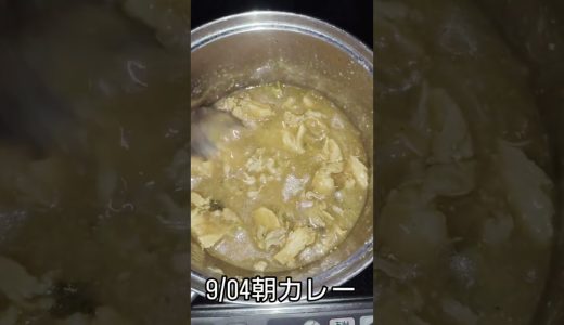 9月4日#朝カレー #豚肉 #鶏むね肉 #トマト #ブロッコリー #ニンニク#カレー #カレー好き #カレー #料理 #cooking #カレースタグラム #自炊 #カレーライス #簡単レシピ#朝活