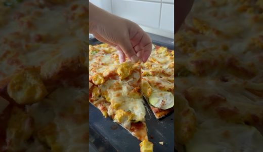 Chicken & Zucchini Pizza 🍕#pizza #shorts