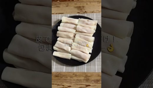 鶏むね肉の棒餃子 #簡単レシピ #料理 #ダイエットレシピ  #餃子  #鶏むね肉レシピ