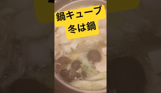 鍋キューブ　鶏出汁とうま塩　#鍋料理 #鶏団子　#homemadefood
