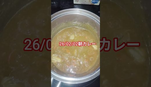 02/02#実況ロージー #朝カレー #豚肉 #鶏むね肉 #トマト #ブロッコリー #ニンニク#カレー #カレー好き #カレー #料理 #カレースタグラム #自炊 #カレーライス #簡単レシピ #朝活