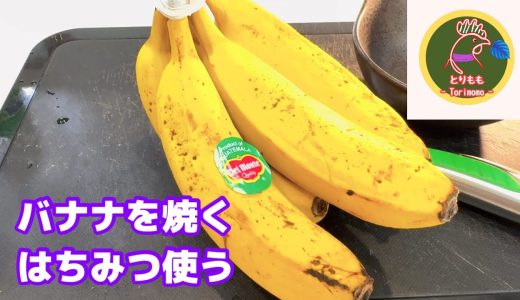 バナナとはちみつとかでスイーツ作りに挑戦！レシピ？チャッピーが教えてくれたのを作りながらアレンジしてます。【今日の料理】長尺ver