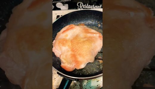 チキンステーキ最高 #料理 #自炊 #一人暮らし