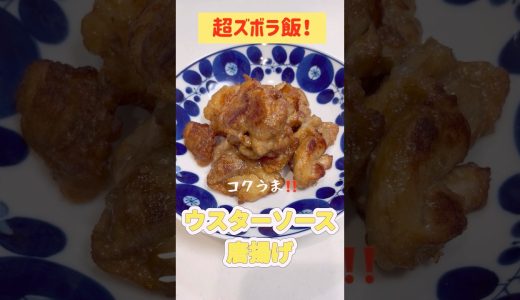 【超ズボラ飯！】ウスターソース唐揚げ