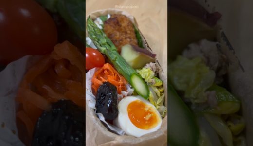 【お弁当の簡単レシピ】鶏むね肉のカレー揚げ焼き|春キャベツ×ツナのクミン塩炒め|JK娘の彩り弁当☘️