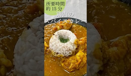 【マイベストレシピ】簡単☆鶏肉のスパイスカレー（Easy Spiced Chicken Curry）