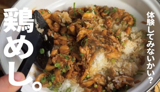 【シンプルで悶絶できます】鶏めしをどうぞ。