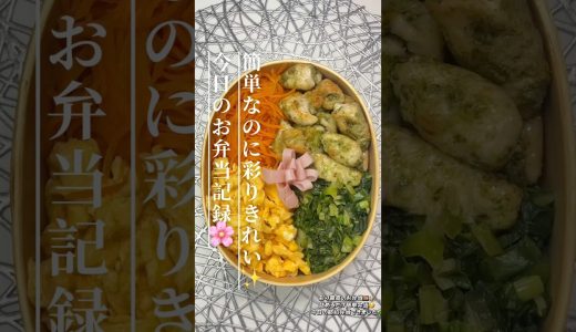 青のりチーズ鶏むね弁当🍱彩りたっぷり簡単おかず#お弁当 #今日のお弁当 #鶏むね肉レシピ #簡単弁当 #弁当作り#お弁当記録 #料理動画  #自炊記録 #毎日弁当 #お昼ごはん #手作り弁当 #料理