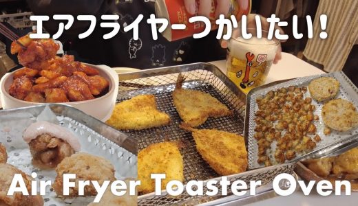 AIR FRYER│エアフライヤー使いたい！魚、トッポギ、鶏もも、なんこつ、明太子！クイジナート