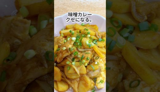 鶏むねとポテトの味噌カレー蒸し